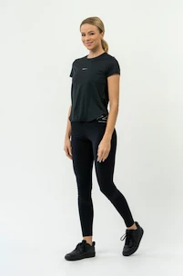 T-shirt pour femme Nebbia  FIT Activewear T-Shirt “Airy” with Reflective Logo 438 black