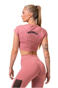 T-shirt pour femme Nebbia Hero Sporty crop top old rose M