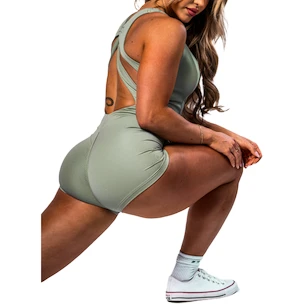 T-shirt pour femme Nebbia STRONG BEAUTY Body-Enhancing Workout Jumpsuit 427 light green