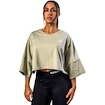 T-shirt pour femme Nebbia STRONG BEAUTY Oversized Cropped Tee JUST FLOW 431 light green