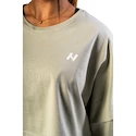 T-shirt pour femme Nebbia STRONG BEAUTY Oversized Cropped Tee JUST FLOW 431 light green