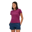 T-shirt pour femme Patagonia  P-6 Logo Responsibili Star Pink