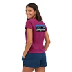 T-shirt pour femme Patagonia  P-6 Logo Responsibili Star Pink