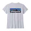 T-shirt pour femme Patagonia  P-6 Logo Responsibili White SS22