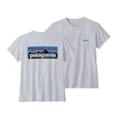 T-shirt pour femme Patagonia  P-6 Logo Responsibili White SS22