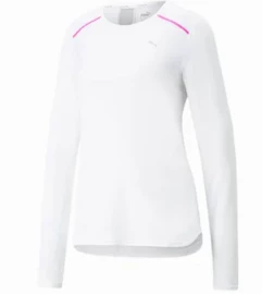 T-shirt pour femme Puma Run Cloudspun Marathon LS Tee Puma White