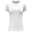 T-shirt pour femme Salewa  Solidlogo Dri-release White