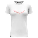 T-shirt pour femme Salewa  Solidlogo Dri-release White
