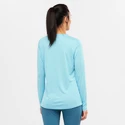 T-shirt pour femme Salomon  Agile LS Tee Crystal Blue