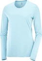 T-shirt pour femme Salomon  Agile LS Tee Crystal Blue