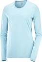 T-shirt pour femme Salomon  Agile LS Tee Crystal Blue  S
