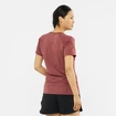 T-shirt pour femme Salomon  Cross Run Graphic Tee Cabernet