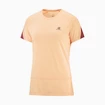 T-shirt pour femme Salomon  Cross Run SS Tee Apricot Ice