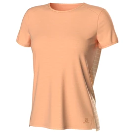 T-shirt pour femme Salomon Outline Summer SS Tee Apricot Ice SS22