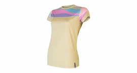 T-shirt pour femme Sensor Coolmax Impress Sand/Stripes
