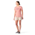 T-shirt pour femme Smartwool  Merino Sport 150 Dragonfly Summit Short Sleeve Light Mahogany SS22