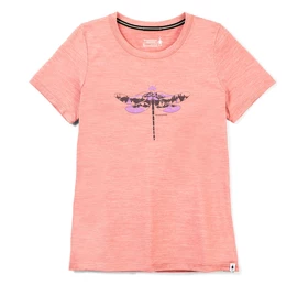 T-shirt pour femme Smartwool Merino Sport 150 Dragonfly Summit Short Sleeve Light Mahogany SS22