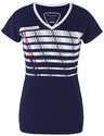 T-shirt pour femme Tecnifibre  Lady F2 Navy/White