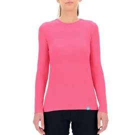 T-shirt pour femme UYN Natural Training OW Shirt LS Pink Yarrow