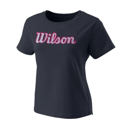 T-shirt pour femme Wilson Script Eco Cotton Tee W India Ink