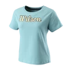 T-shirt pour femme Wilson  Script Eco Cotton Tee W Reef