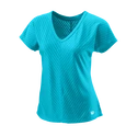 T-shirt pour femme Wilson  Training V-Neck II W Scuba Blue