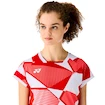 T-shirt pour femme Yonex  Women's Crew Neck Shirt 20850 Tango Red