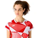 T-shirt pour femme Yonex  Women's Crew Neck Shirt 20850 Tango Red