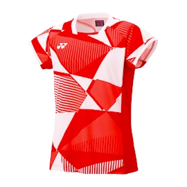 T-shirt pour femme Yonex Women's Crew Neck Shirt 20850 Tango Red