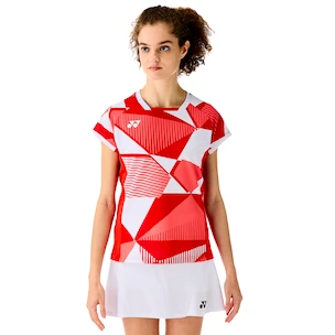 T-shirt pour femme Yonex  Women's Crew Neck Shirt 20850 Tango Red