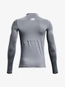T-shirt pour garçon Under Armour  HG Armour Mock LS-GRY