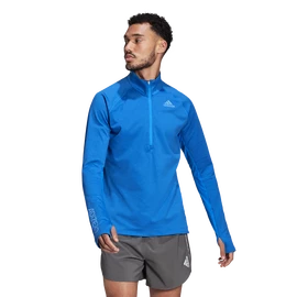 T-shirt pour homme adidas Adizero 1/2 Zip Blue Rush