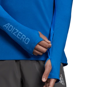 T-shirt pour homme adidas  Adizero 1/2 Zip Blue Rush