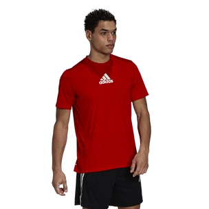 T-shirt pour homme adidas Aeroready 3-Stripes Back Tee Scarlet
