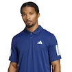 T-shirt pour homme adidas  Club 3 Stripes Polo Dark Blue