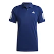 T-shirt pour homme adidas  Club 3 Stripes Polo Dark Blue