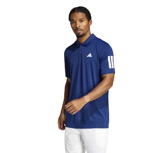 T-shirt pour homme adidas  Club 3 Stripes Polo Dark Blue