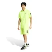 T-shirt pour homme adidas  Club 3 Stripes Polo Lucid Lemon
