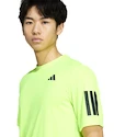 T-shirt pour homme adidas  Club 3 Stripes Tee Lucid Lemon