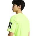 T-shirt pour homme adidas  Club 3 Stripes Tee Lucid Lemon