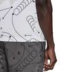 T-shirt pour homme adidas  Club Graphic Polo White
