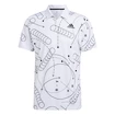 T-shirt pour homme adidas  Club Graphic Polo White