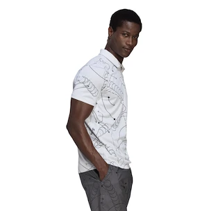 T-shirt pour homme adidas  Club Graphic Polo White