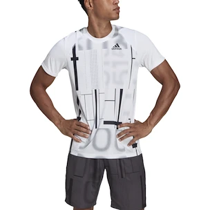 T-shirt pour homme adidas  Club Graphic Tee White