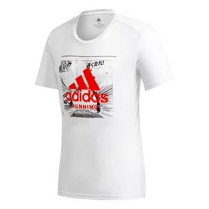 T-shirt pour homme adidas  Fast GFX white