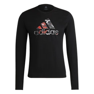 T-shirt pour homme adidas  Fast Graphic LS Tee Black