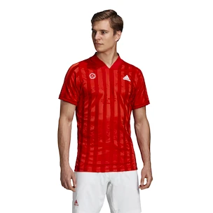 T-shirt pour homme adidas  Freelift Tee Aeroready Scarlet