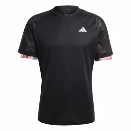 T-shirt pour homme adidas Melbourne Ergo Tennis HEAT.RDY Raglan T-Shirt Black