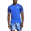 T-shirt pour homme adidas  Melbourne Ergo Tennis HEAT.RDY Raglan T-Shirt Blue
