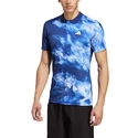 T-shirt pour homme adidas  Melbourne Tennis HEAT.RDY FreeLift Polo Shirt Blue